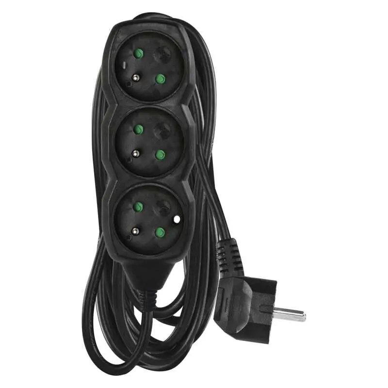 Výhodná Nabídka PRODLUŽKA 3Z 5M 1,5MM ČERNÁ *PC0315R emos