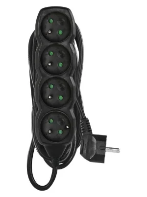 Rychlé Dodání PRODLUŽKA 4Z 5M 1,5MM ČERNÁ *PC0415R emos