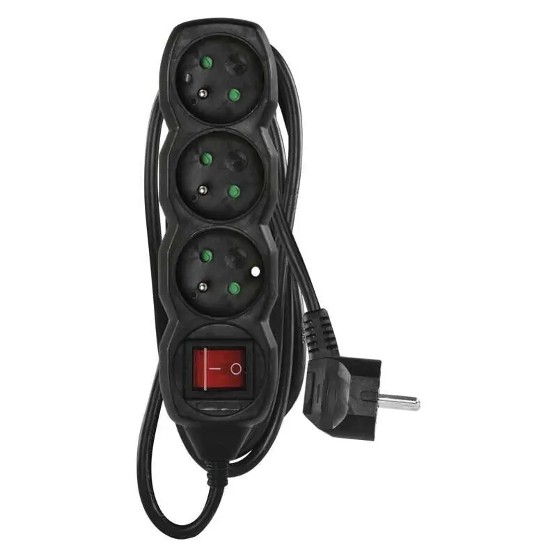 Finální Výprodej PRODLUŽKA 3Z 3M S VYP. 1,5MM ČERNÁ *PC1313R emos