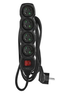 Objednat Nyní PRODLUŽKA 4Z 3M S VYP. 1,5MM ČERNÁ *PC1413R emos