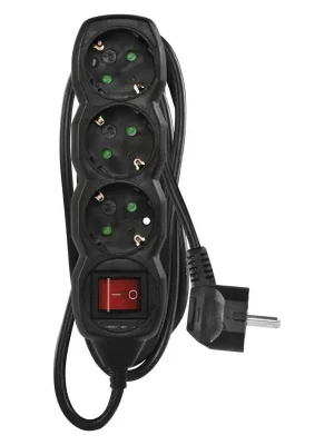 PRODL. 3Z 1,5M S VYP. 1,5MM ČERNÁ SCHU *PC1321R emos Cenově Výhodný