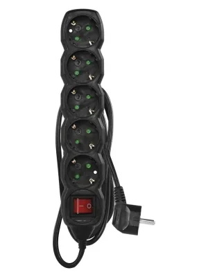 Nová Kolekce PRODL. 5Z 1,5M S VYP. 1,5MM ČERNÁ SCHU *PC1521R emos