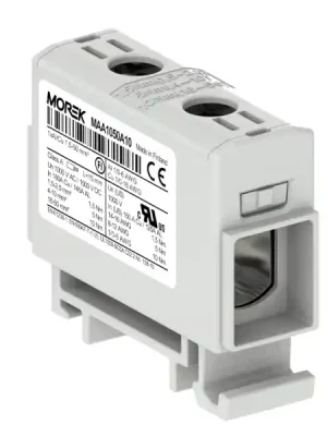 Aktuální Univerzální řadová svorka OTL 50-1xAl/Cu 1,5-50mm? 1000V šedá typ MAA1050A10 Morek