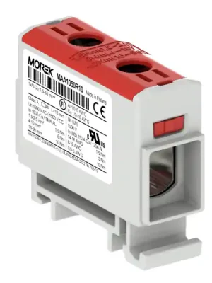 Univerzální řadová svorka OTL 50-1xAl/Cu 1,5-50mm? 1000V červená typ MAA1050R10 Morek Oblíbený