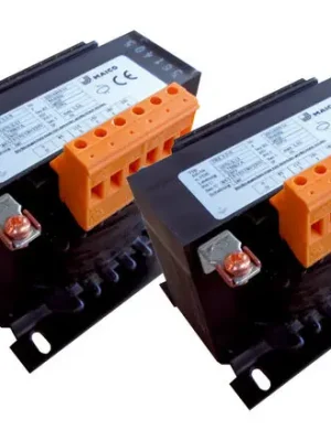 Autentický TR 0,8 S-2 5-ti stupňové trafo třífázové do 0,8 A - do rozvaděče Maico