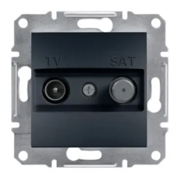 Asfora - Zásuvka TV-SAT, koncová, antracit *EPH3400171 Schneider electric Vrácení Zdarma