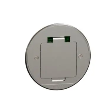 Aktuální Unica System+ - Podlahová krabice XS se zásuvkou 250V/16A, IP44, kovová, kruhová, šedá *INS52103 Schneider