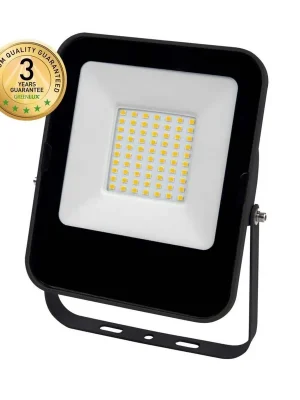 Tovární Cena Svítidlo LED reflektor ALFA SMD 50W CW hliníkové,barva černá GXLR036 Greenlux