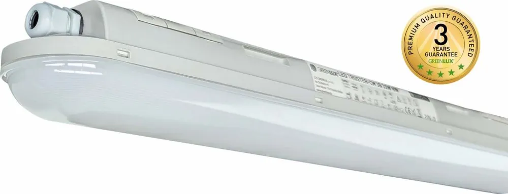 Sleva Svítidlo LED TRUSTER-CM 38W 3G NW 5100/6200lm prachotěsné s LED modulem barva šedá GXWP324 Greenlux