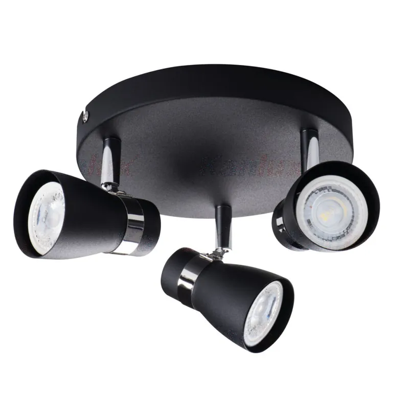 Super Cena Svítidlo LED ENALI EL-3O B přisazené stropní bodové barva černá 28765 Kanlux