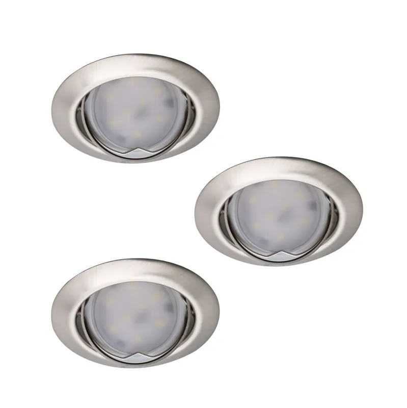 Svítidlo LED TRIBIS II O C/M sada podhledových svítidel barva matný chrom 23848 Kanlux Zlevněný
