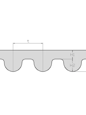 Řemen ozubený 3M-270 - 9,5 mm HTD Aktuální