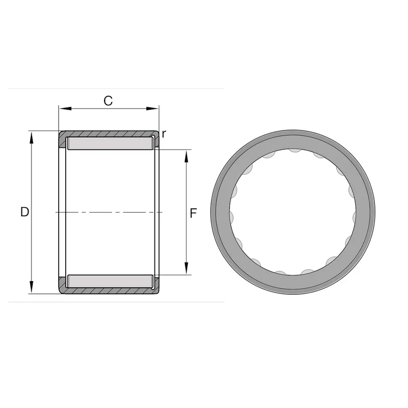 Odeslání Ihned INA HN 1210 – ložisko 12×16×10 mm