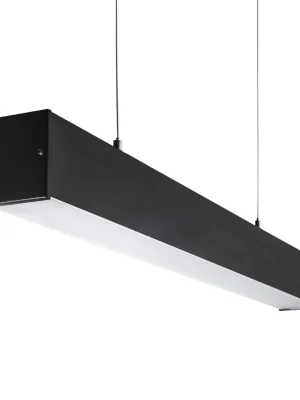 Značkový Svítidlo LED závěsné ALIN 4LED 1X60-B lineární pro T8 trubice barva černá 27411 Kanlux