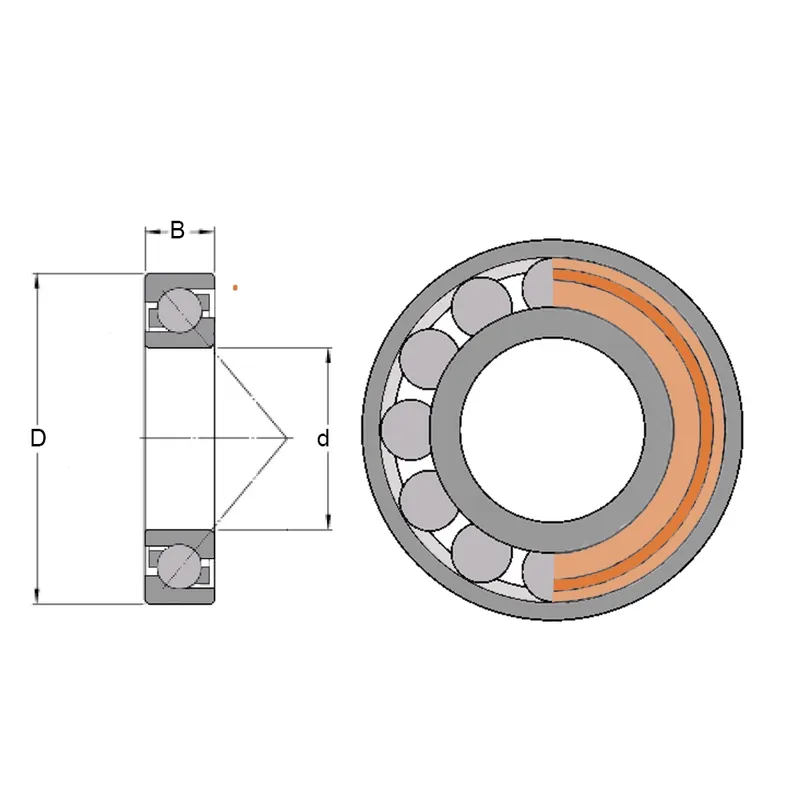 Nejlepší Volba FAG 7204 B 2RS TVP – ložisko 20×47×14 mm