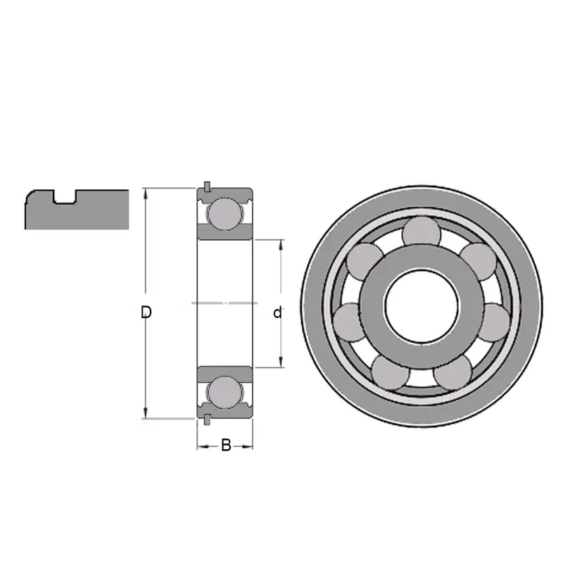 Odeslání Ihned NSK 6305 NR – ložisko 25×62×17 mm