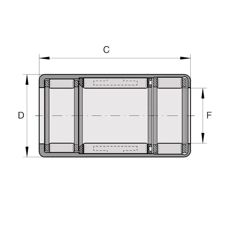 INA HFL 2530 – ložisko 25×32×30 mm Zlevněný