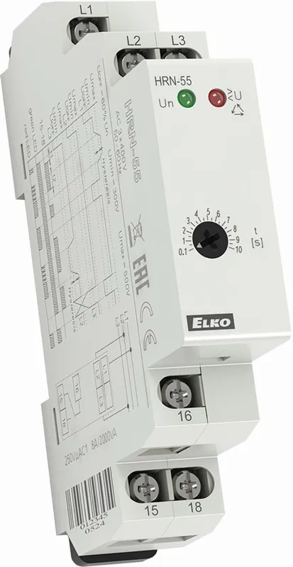 ELKOEP Relé HRN-55 3x400V AC Nová Kolekce