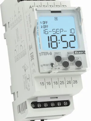 ELKOEP Termostat TER-9 digitální se spínacími hodinami -40 až 110°C 2x 8A Vysoce Kvalitní