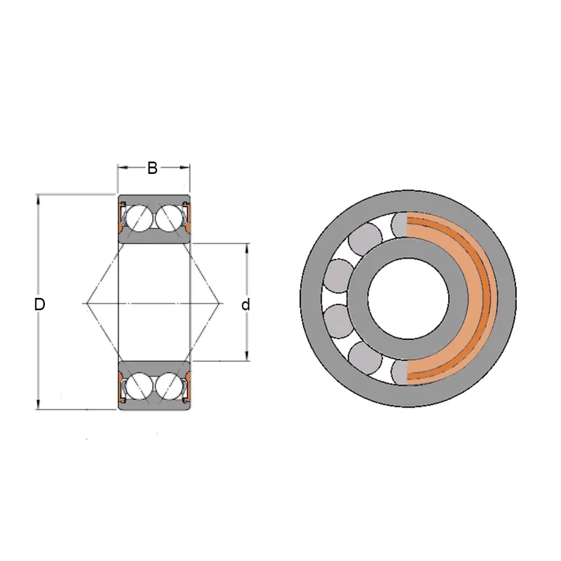 Výprodej SKF 3208 A-2RS1TN9/MT33 – ložisko