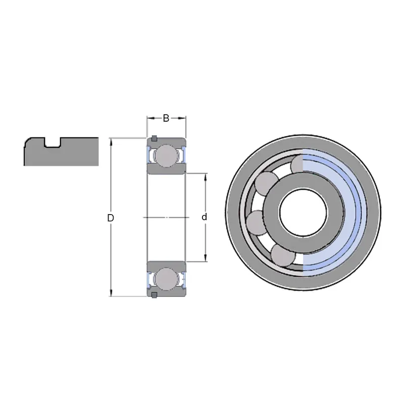 Akce SKF 6201 2Z NR – ložisko 12×32×10 mm