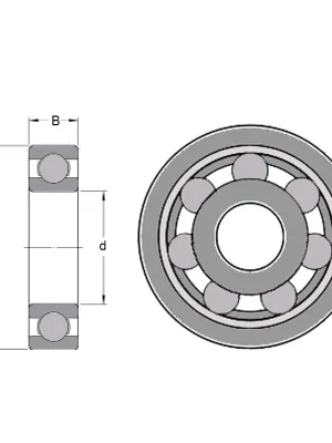 ZVL 6203 C3 – ložisko 17×40×12 mm Autentický