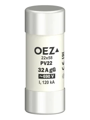 Autentický OEZ Pojistka válcová 32A PV22-GG