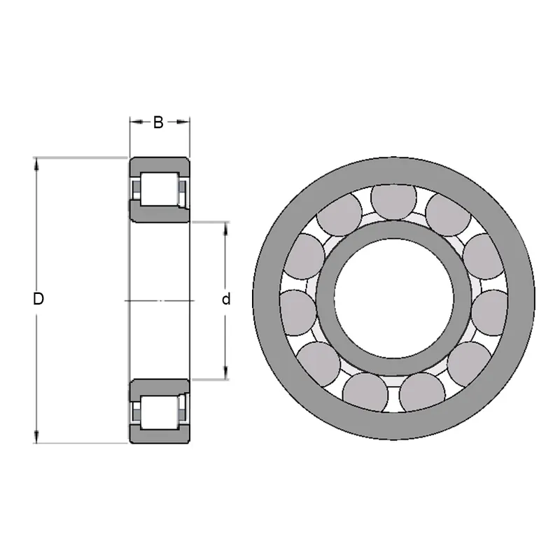 Omezená Nabídka SKF NJ 205 ETN9/C3 – ložisko