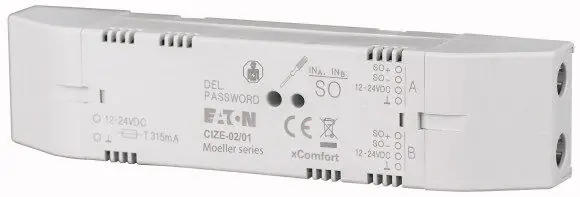 EATON Aktor CIZE-02/01 dvojnásobný vstup počítadla impulzů pro měření spotřeby energie IP20 Hit Sezóny