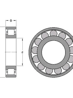 ZVL N 305 E C3 – ložisko 25×62×17 mm Zlevněný