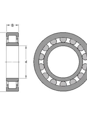 ZVL NU 309 E – ložisko 45×100×25 mm Hit Sezóny