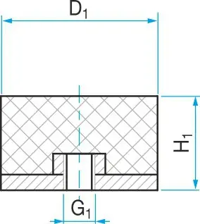 Akční Cena Silentblok typ 5 - 50x17 M10