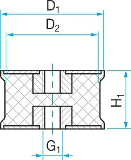 Ihned K Objednání Silentblok SP3 - 100x95/55 M16/M16