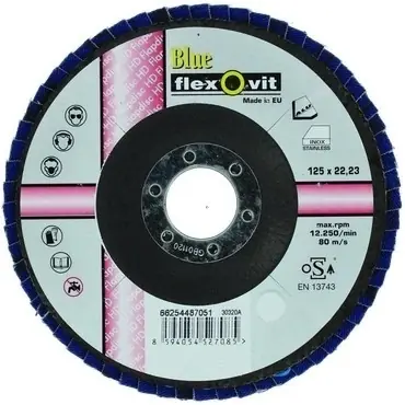Top Prodej Lamelový brusný kotouč 125 x 22,23 mm zrnitost 60 /Flexovit