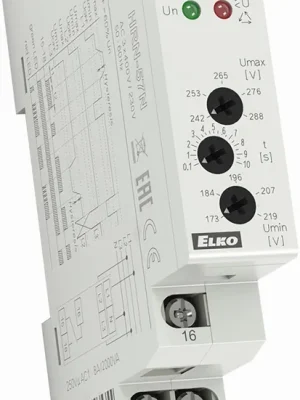 Nová Kolekce ELKO EP Relé HRN-57N 3x400V/230V AC kontrola napětí v 3-fázové síti