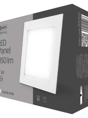 EMOS Svítidlo LED 6W 450lm 4000K vestavěné čtvercové IP20 Pouze Dnes