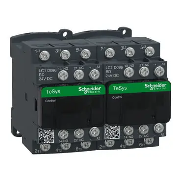 Nejprodávanější SCHNEIDER Stykač LC2D096BD 9A 24VDC reverzační