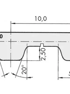 Značkový Řemen ozubený T10 920 optibelt Alpha Power rukáv