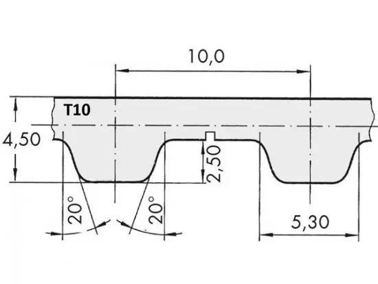 Vrácení Zdarma Řemen ozubený T10 1600 optibelt Alpha Power rukáv
