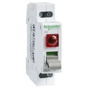 SCHNEIDER Spínač iSW 20A 1P 230V červ signálka Dokud Zásoby Vydrží