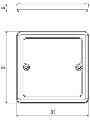 KOPOS VÍČKO LK 80X28R/1, VLK 80/R_I1 Ověřený