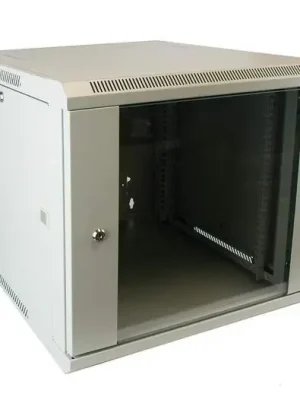 Nástěnný datový rozvaděč LAN-TEC, složený 19" 18U 600x600 skleněné dveře šedý WM.6618.G 2011-060 Koupit Online