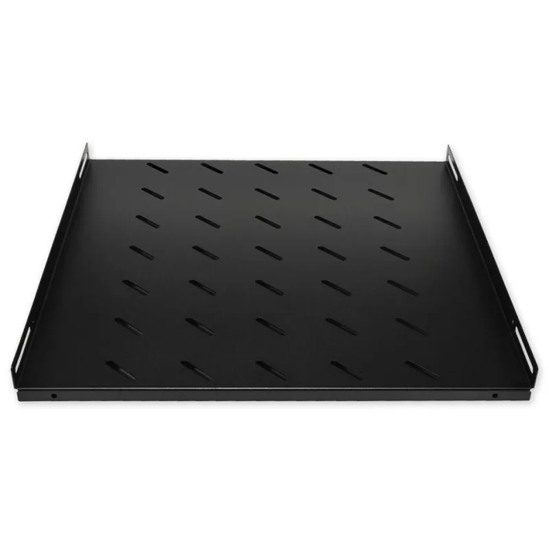 Nejlepší Volba Polička LAN-TEC s perforací 475mm boční úchyt 60kg černá SH.P475.B60 1908-028