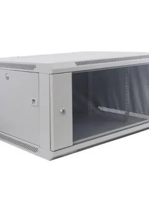 Dokud Zásoby Vydrží Nástěnný datový rozvaděč LAN-TEC svařený 4U 600x450 skleněné dveře šedý WM.6404.G 2011-061