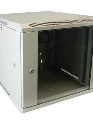 Poslední Šance Nástěnný datový rozvaděč LAN-TEC rozložený 18U 600x600 skleněné dveře šedý WS.6618.G 2011-070