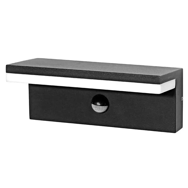 AULIX LED2 SVÍTIDLO 5400254 HUGO II, A IR 9W 3000K/4000K 540LM SENZOR NÁST. IP54 ANTRACIT Tovární Cena