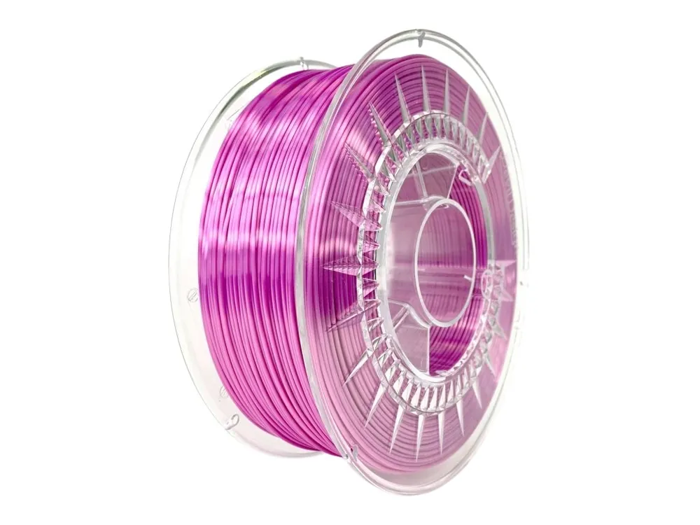 SILK filament jasně růžový Devil Design 1 kg 1,75 mm Víkendová Akce
