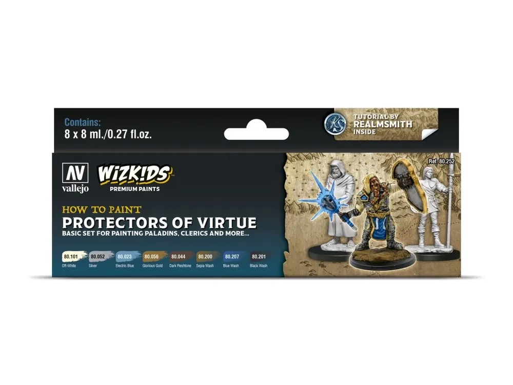 Víkendová Akce Vallejo Wizkids Premium Set 80252 Protectors of Virtue (8)