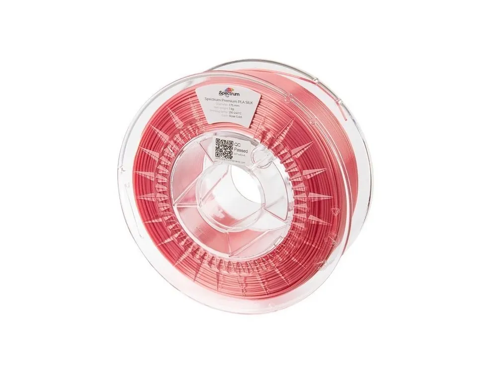 Tovární Cena PLA Silk filament růžové zlato Rose Gold 1,75 mm Spectrum 1 kg