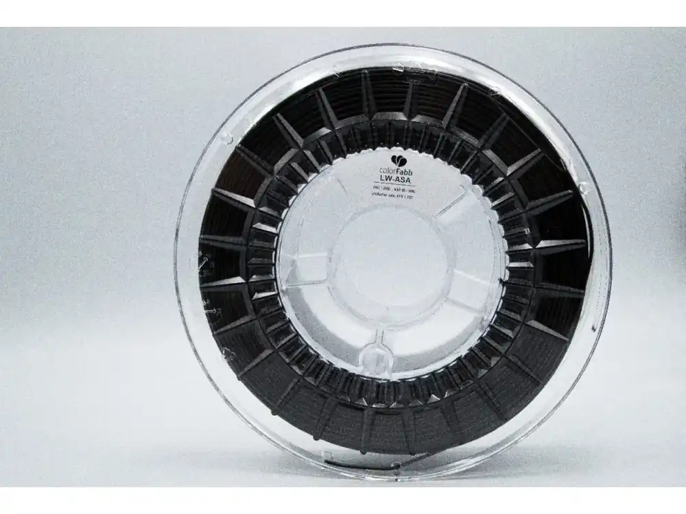 Autentický LW ASA černý filament 1,75 mm ColorFabb 650 g